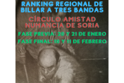 Ranking regional de billar a tres bandas