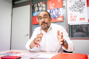 El secretario general del PSOE de Soria, Luis Rey.