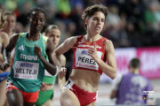 Marta Pérez lideró la carrera pero se desfondo en la parte final para acabar cuarta.