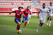 Imagen del partido de la primera vuelta del Numancia ante el Getafe B en Los Pajaritos.