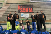Integrantes del Club Kickboxing Soria en el Regional.