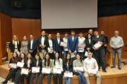 Alumnos de Bachillerato de Innovación en la presentación de sus trabajos.
