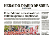 Portada de Heraldo Diario de Soria del 2 de mayo de 2024.