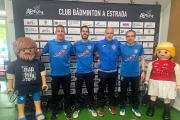 Jugadores sénior del Club Bádminton Soria