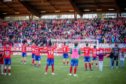 El Numancia supera por 2-0 al Utebo y ya sólo tiene por delante una eliminatoria de cara al ascenso.