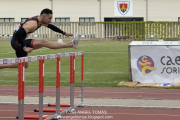 Daniel Cisneros en una competición en el estadio de Los Pajaritos.