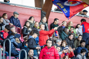 Aficionados del Numancia el pasado domingo en Los Pajaritos.