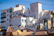 Panorámica del barrio de Calaverón en la capital soriana.