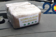 Placas de hachís incautadas por la Policía en Castilla y León a finales de 2023.
