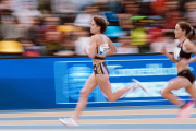 Marta Pérez durante una competición.