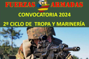 Parte del cartel que ilustra la convocatoria de plazas de este año para el Ejército.