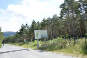 Zona en la que se construirá el camping, frente a las piscinas.R. F.