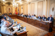 Pleno de la Diputación Provincial de Soria donde se abordó la moción de Vox.