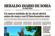 Portada de Heraldo Diario de Soria del 21 de julio de 2024.