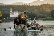 Imagen del evento cultural que se celebrará en las aguas del pantano soriano.