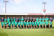 Foto del Numancia B durante el comienzo de la pretemporada.