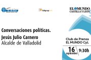 Conversaciones políticas de El Mundo recibe al alcalde de Valladolid.