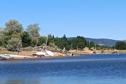 Embalse Cuerda del Pozo a mediados de agosto de 2024.