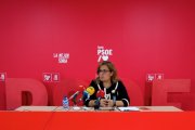 Esther Pérez, portavoz del PSOE en Diputación.