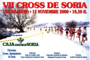 El cross de Soria celebra su treinta aniversario y lo hará con homenajes y exposiciones. En la imagen la edición de 1999 con Valonsadero nevado.