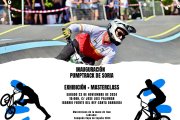 Cartel del evento de inauguración de la pista de pumptrack.