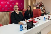 Alberto Santamaría y Patricia Ceña presentan el Encuentro Tecnológico que se celebrará en Soria.