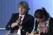 El alcalde de Soria en el foro de la ONU que se celebra en Cascais.