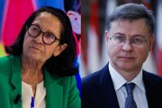 Mazaly Aguilar y Valdis Dombrovskis, Espiga y Tizón, respectivamente.