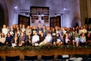 Foto de familia de la gala del atletismo de Castilla y León.