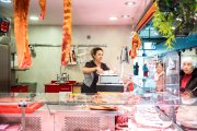 Puesto en el mercado municipal de Soria.