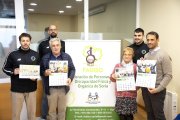Momento de la presentación del calendario solidario.