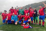 Los chicos del Numancia Inclusivo durante el torneo celebrado en Martutene.