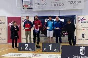 Sergio Latorre en lo más alto de pódium de la prueba toledana.
