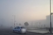 Niebla en Soria hace unos días.