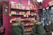 Establecimiento de venta de artificios pirotécnicos en una inspección de la Guardia Civil.
