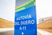 Cartel indicador de la Autovía del Duero.