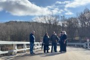 Visita a las obras ya concluidas de la carretera entre Bliecos y Serón de Nágima.