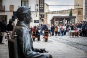 El instituto y la fundación Antonio Machado han recordado al poeta en el aniversario de su fallecimiento.