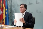 El consejero de Economía y Hacienda y portavoz, Carlos Fernández Carriedo.