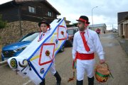 Los barroseros, haciendo el recorrido por las calles de Abejar.