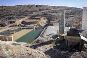 Estado en el que quedaron las obras de la presa de San Pedro.