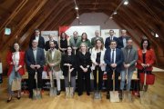 Foto de familia de los galardonados.