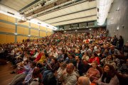 Público en la Audiencia asistente al 'sorteo' de los jurados en una imagen de archivo.