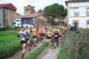 Los participantes en la prueba de Golmayo poco después de tomar la salida.