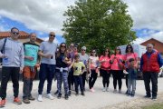 Participantes en la Marcha Solidaria de La Rasa.