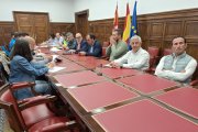 Imagen de la reunión de coordinación de seguridad que ha tenido lugar en Subdelegación del Gobierno.