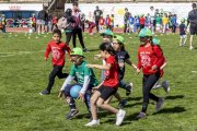 Los niños de los colegios rurales vivieron una mañana lúdica y deportiva