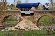 Imagen del puente de San Esteban este fin de semana.