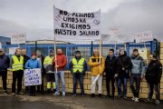 Imagen de archivo de las protestas de los trabajadores de Losán.