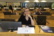 La vicepresidenta de la Junta, Isabel Blanco, interviene en el pleno del Comité Europeo de las Regiones.